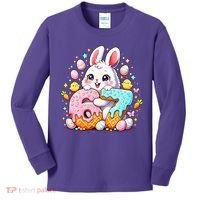Happy Easter Day 67 Bunny Six Seven 6-7 Eggs Kids Long Sleeve Shirt thumb 0