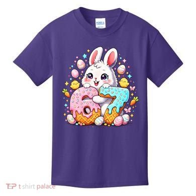 Happy Easter Day 67 Bunny Six Seven 6-7 Eggs Kids T-Shirt