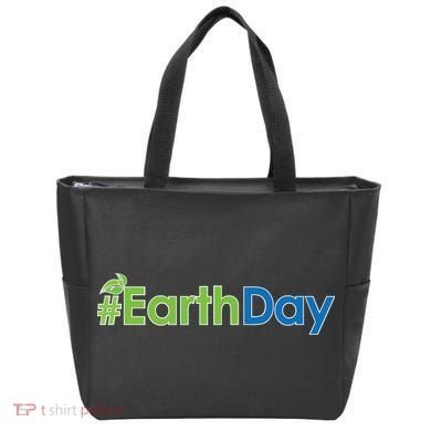 Hashtag Earth Day Awareness Tote Bag