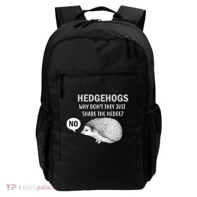 Hedgehogs Can't Share Backpack