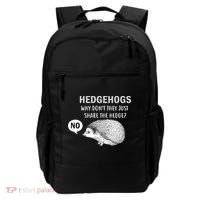 Hedgehogs Can't Share Backpack thumb 0