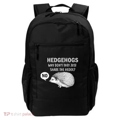 Hedgehogs Can't Share Backpack