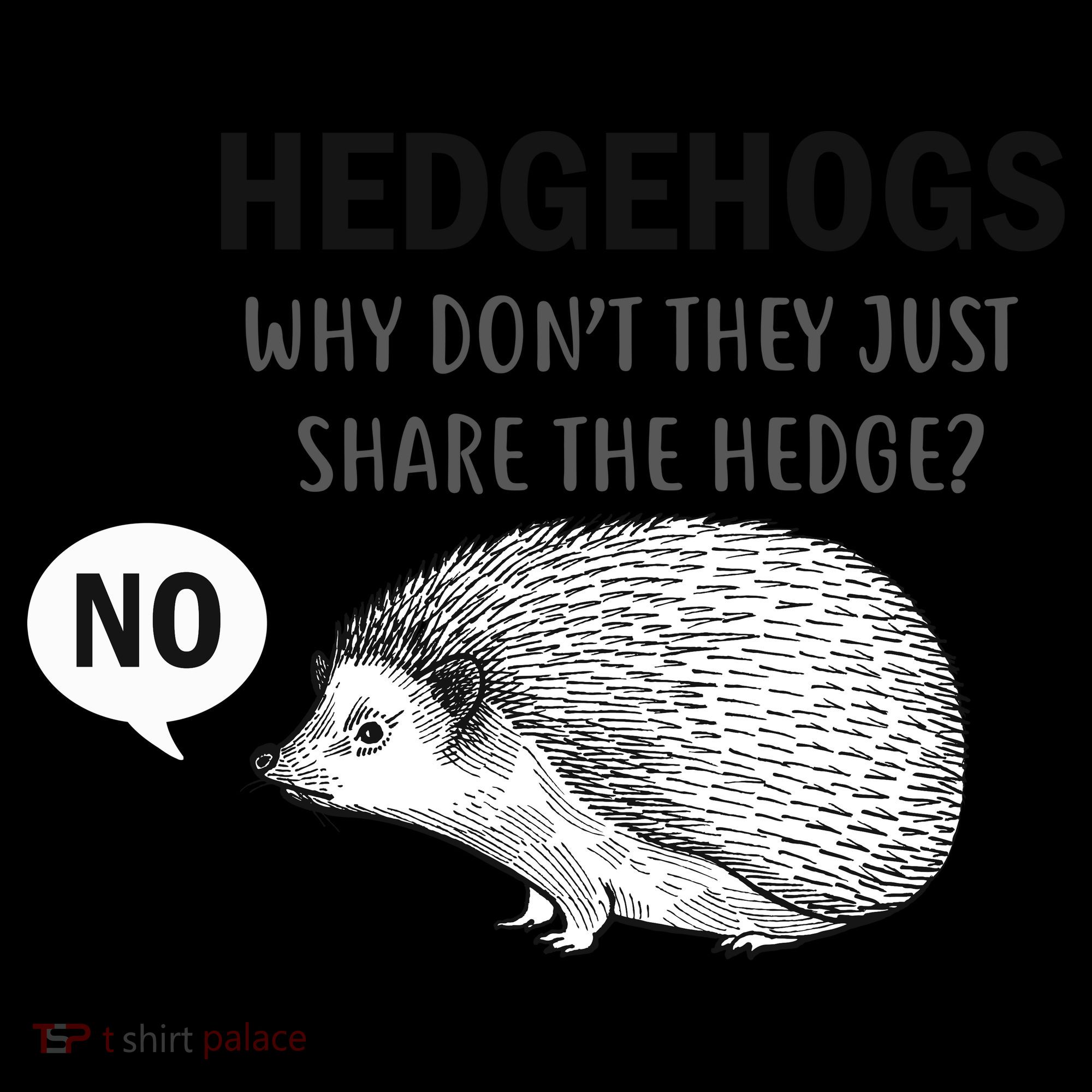 Hedgehogs Can't Share Coffee Mug