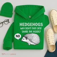 Hedgehogs Can't Share Hoodie thumb 4