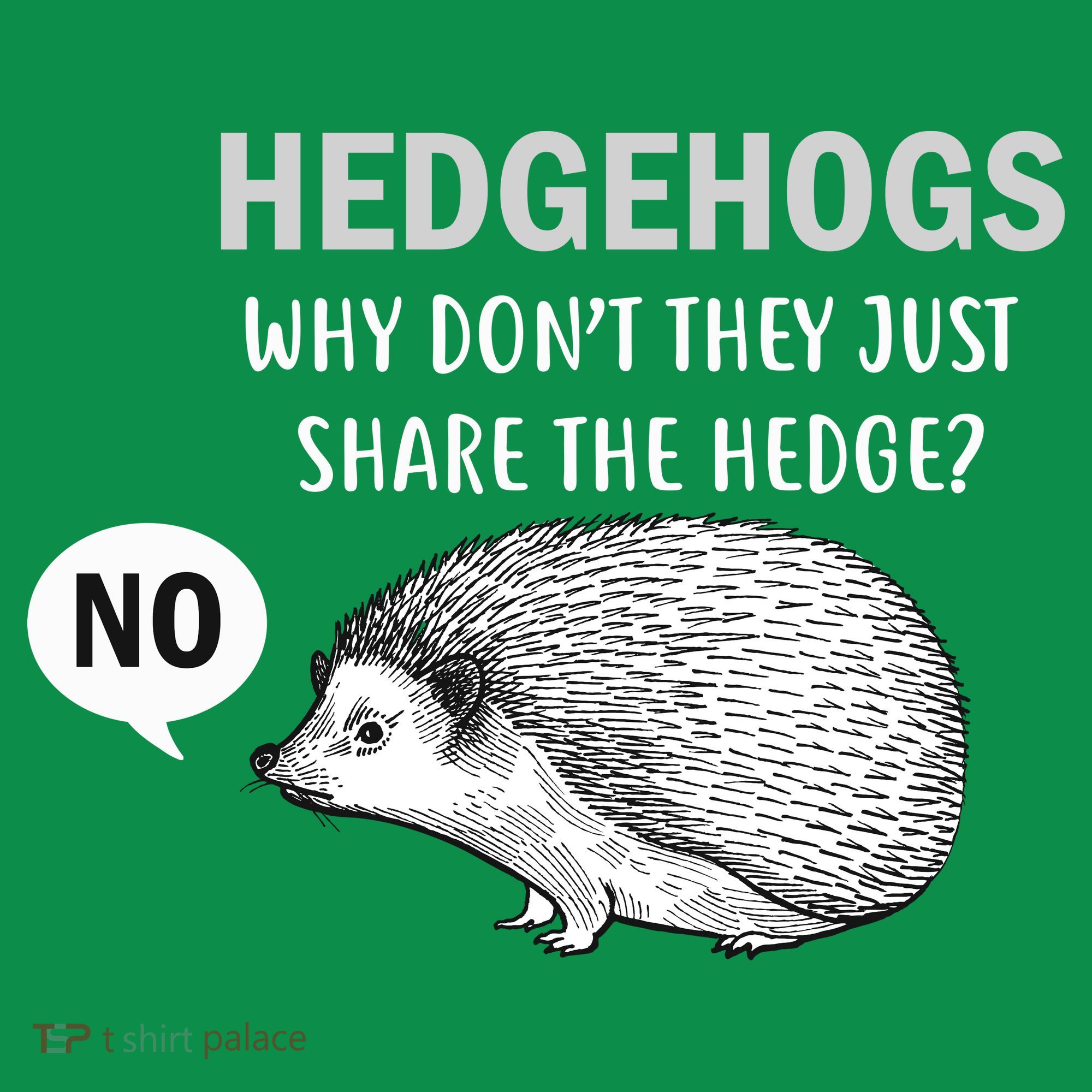 Hedgehogs Can't Share Coaster