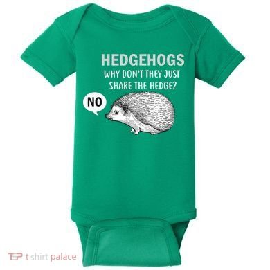 Hedgehogs Can't Share Baby Bodysuit