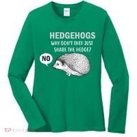 Hedgehogs Can't Share Women's Long Sleeve Shirt thumb 0