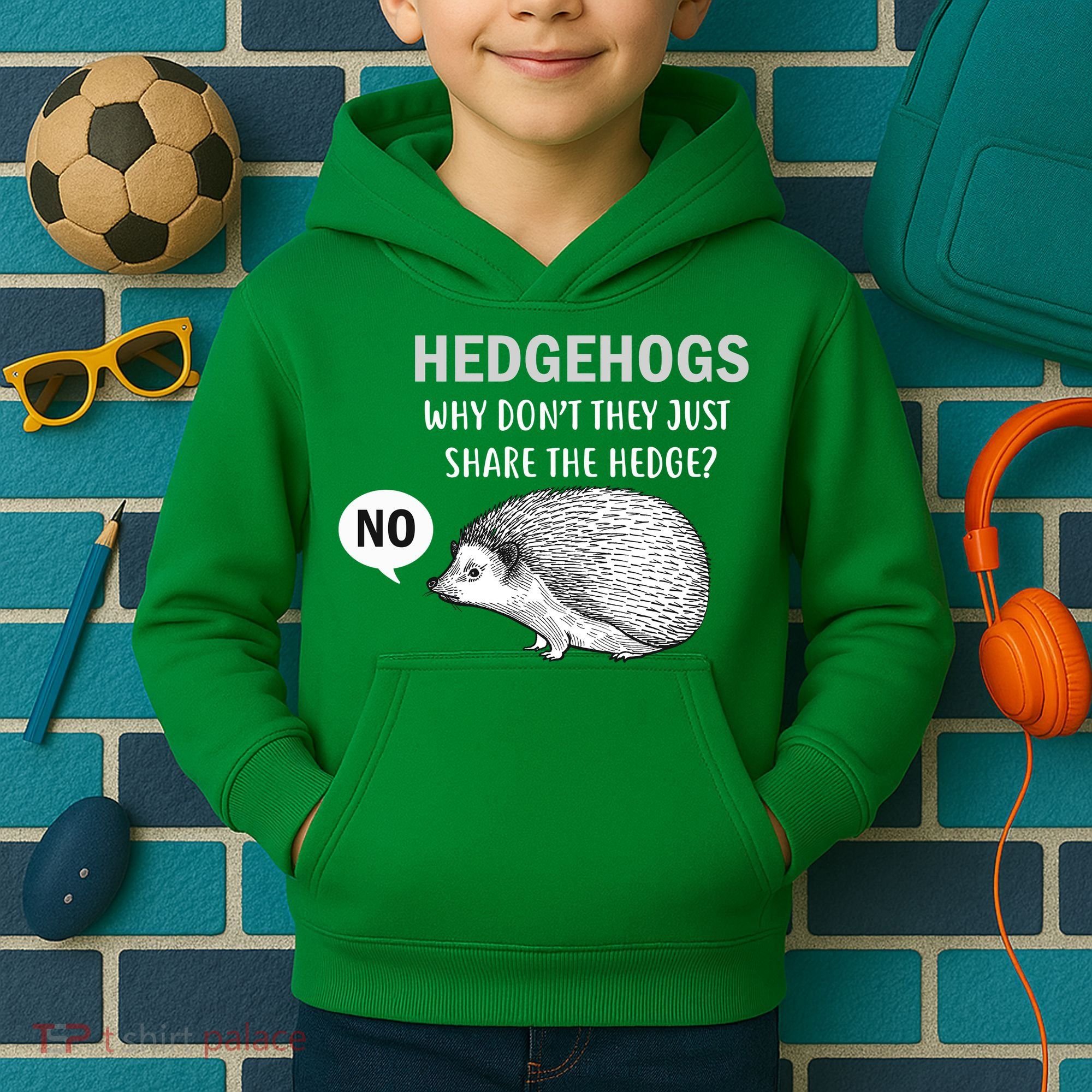 Hedgehogs Can't Share Kids Hoodie