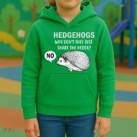 Hedgehogs Can't Share Kids Hoodie thumb 3