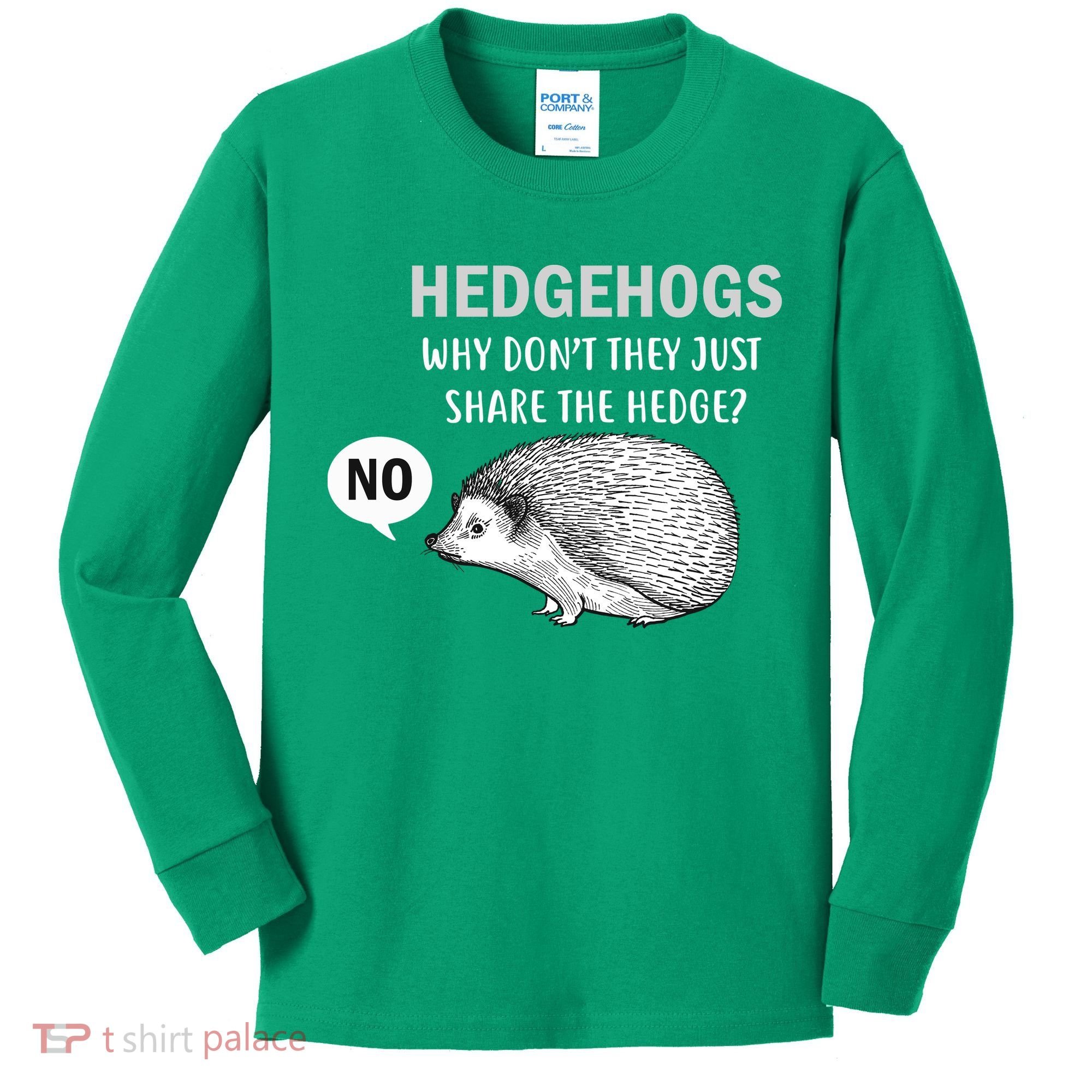 Hedgehogs Can't Share Kids Long Sleeve Shirt