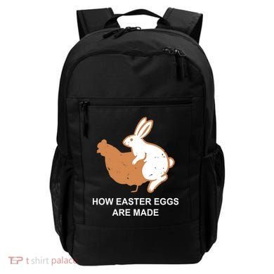 How Easter Eggs Are Made Funny Sarcastic Backpack