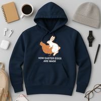 How Easter Eggs Are Made Funny Sarcastic Hoodie thumb 3