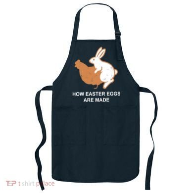 How Easter Eggs Are Made Funny Sarcastic Apron