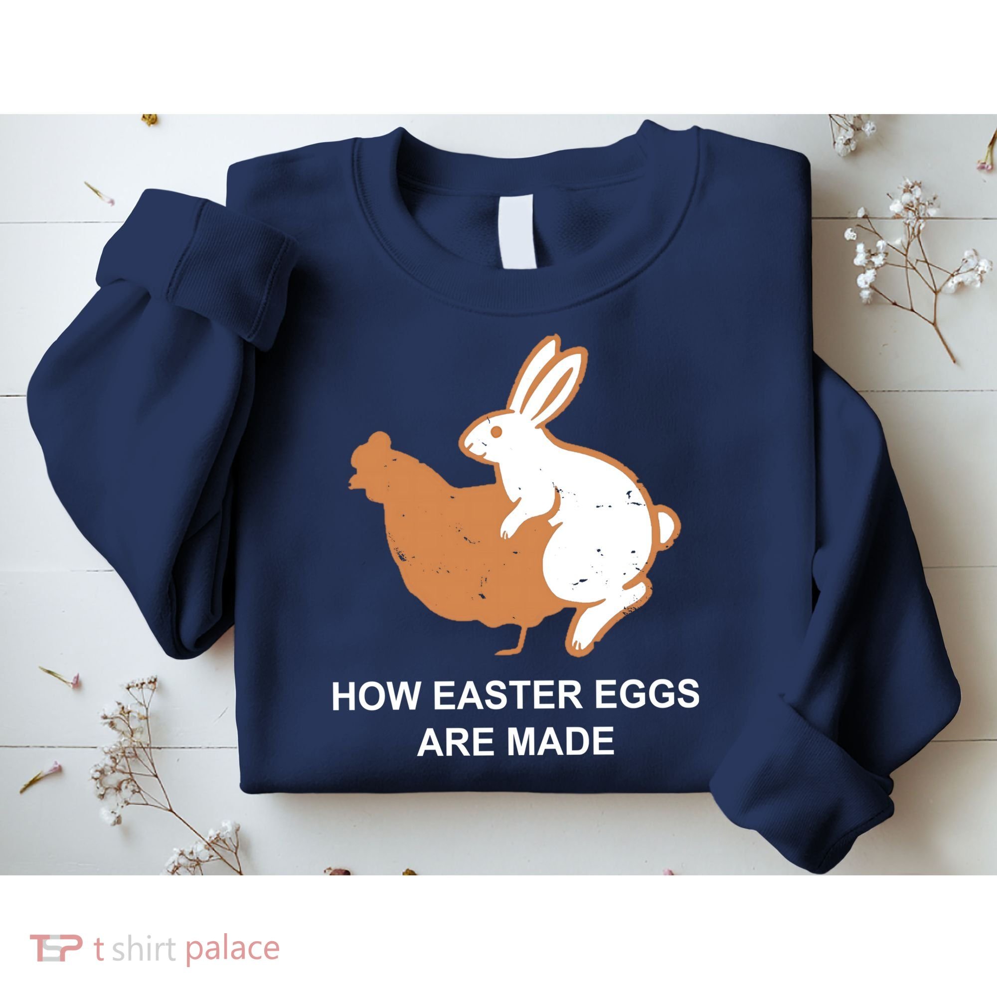 How Easter Eggs Are Made Funny Sarcastic Sweatshirt