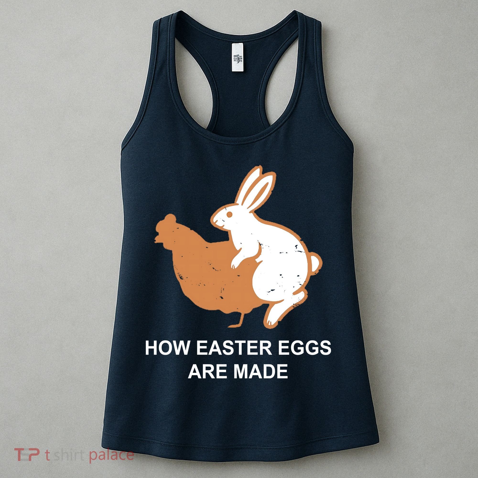 How Easter Eggs Are Made Funny Sarcastic Women's Tank Top