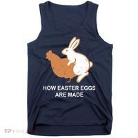 How Easter Eggs Are Made Funny Sarcastic Tank Top thumb 0