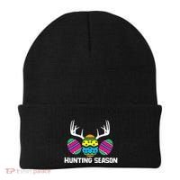 Hunting Eggs Easter Season Deer Antlers Hunter Fun Egg Hunt Beanie thumb 0