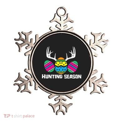 Hunting Eggs Easter Season Deer Antlers Hunter Fun Egg Hunt Ornament