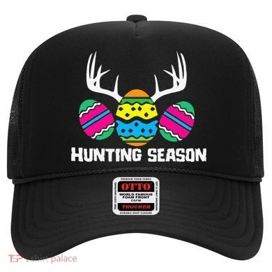 Hunting Eggs Easter Season Deer Antlers Hunter Fun Egg Hunt Hat