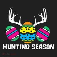 Hunting Eggs Easter Season Deer Antlers Hunter Fun Egg Hunt Hat thumb 2