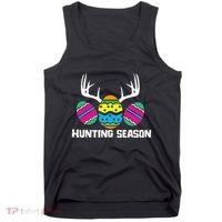 Hunting Eggs Easter Season Deer Antlers Hunter Fun Egg Hunt Tank Top thumb 0