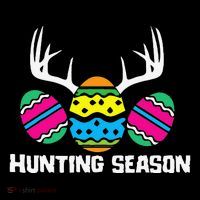 Hunting Eggs Easter Season Deer Antlers Hunter Fun Egg Hunt Kids Sweatshirt thumb 2