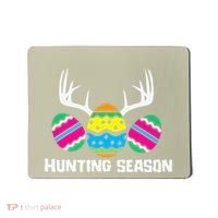 Hunting Eggs Easter Season Deer Antlers Hunter Fun Egg Hunt Mousepad thumb 0