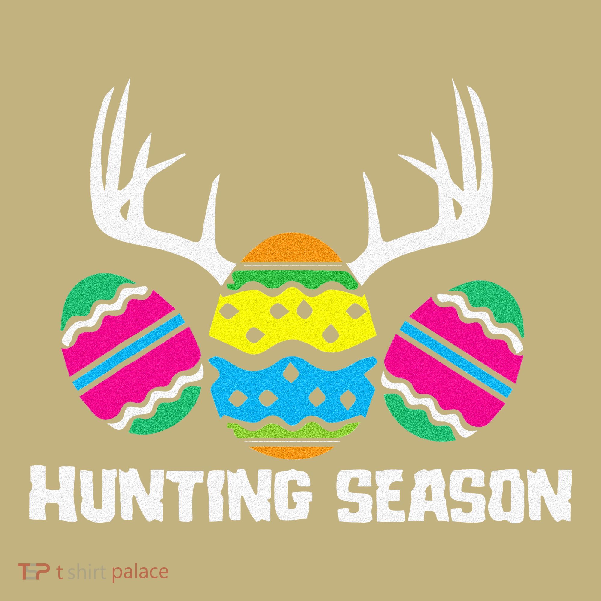 Hunting Eggs Easter Season Deer Antlers Hunter Fun Egg Hunt Mousepad