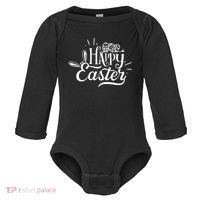 Happy Easter Egg Holiday Baby Long Sleeve Bodysuit thumb 0