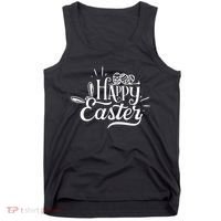 Happy Easter Egg Holiday Tank Top thumb 0