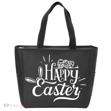 Happy Easter Egg Holiday Tote Bag