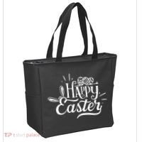 Happy Easter Egg Holiday Tote Bag thumb 2