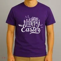Happy Easter Egg Holiday T-Shirt thumb 3
