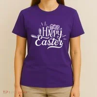 Happy Easter Egg Holiday T-Shirt thumb 4