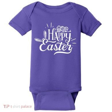 Happy Easter Egg Holiday Baby Bodysuit