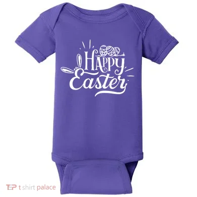 Happy Easter Egg Holiday Baby Bodysuit