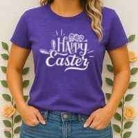 Happy Easter Egg Holiday Women's T-Shirt thumb 2