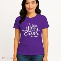 Happy Easter Egg Holiday Women's T-Shirt thumb 4