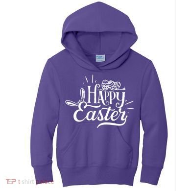 Happy Easter Egg Holiday Kids Hoodie