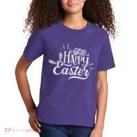 Happy Easter Egg Holiday Kids T-Shirt thumb 2