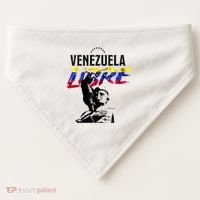 Hasta El Final Abajo Cadenas Venezuela Libre USA-Made Doggie Bandana thumb 0
