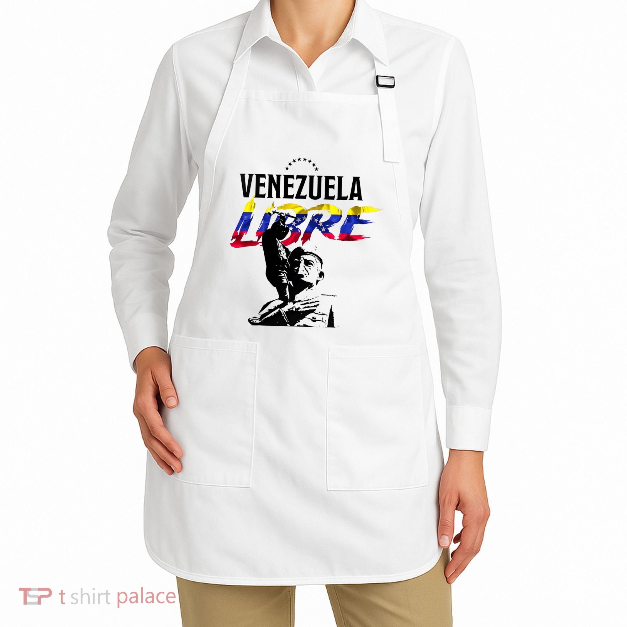 Hasta El Final Abajo Cadenas Venezuela Libre Apron