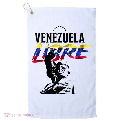 Hasta El Final Abajo Cadenas Venezuela Libre Golf Towel
