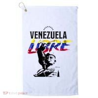 Hasta El Final Abajo Cadenas Venezuela Libre Golf Towel thumb 0