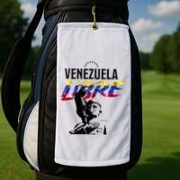 Hasta El Final Abajo Cadenas Venezuela Libre Golf Towel thumb 2