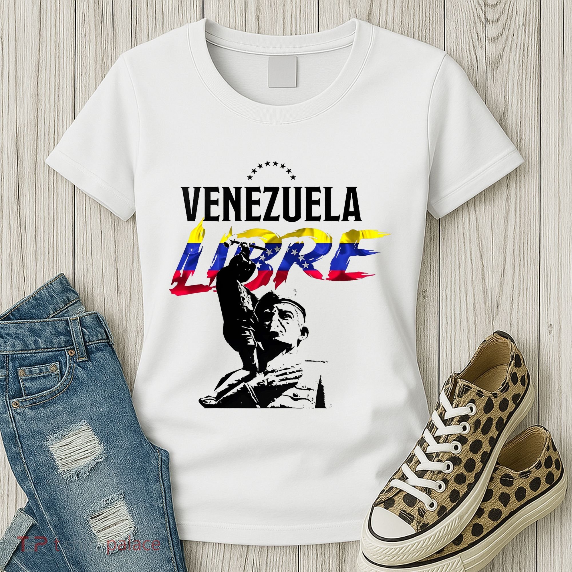 Hasta El Final Abajo Cadenas Venezuela Libre Women's T-Shirt