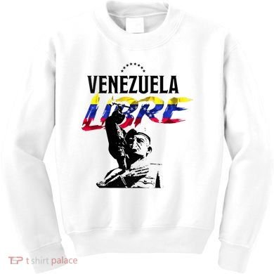 Hasta El Final Abajo Cadenas Venezuela Libre Kids Sweatshirt