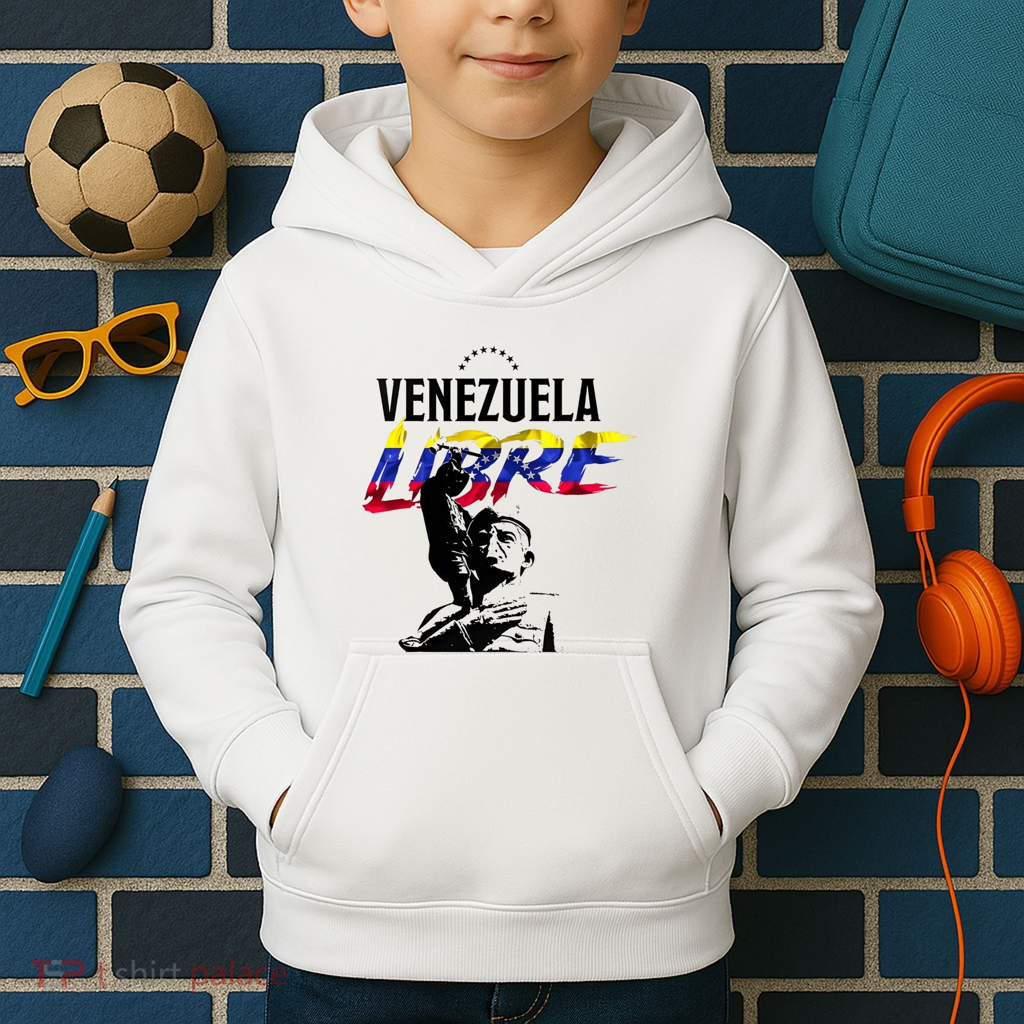 Hasta El Final Abajo Cadenas Venezuela Libre Kids Hoodie