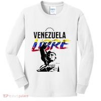 Hasta El Final Abajo Cadenas Venezuela Libre Kids Long Sleeve Shirt thumb 0