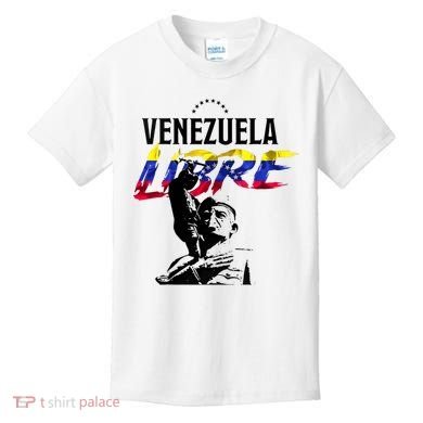 Hasta El Final Abajo Cadenas Venezuela Libre Kids T-Shirt
